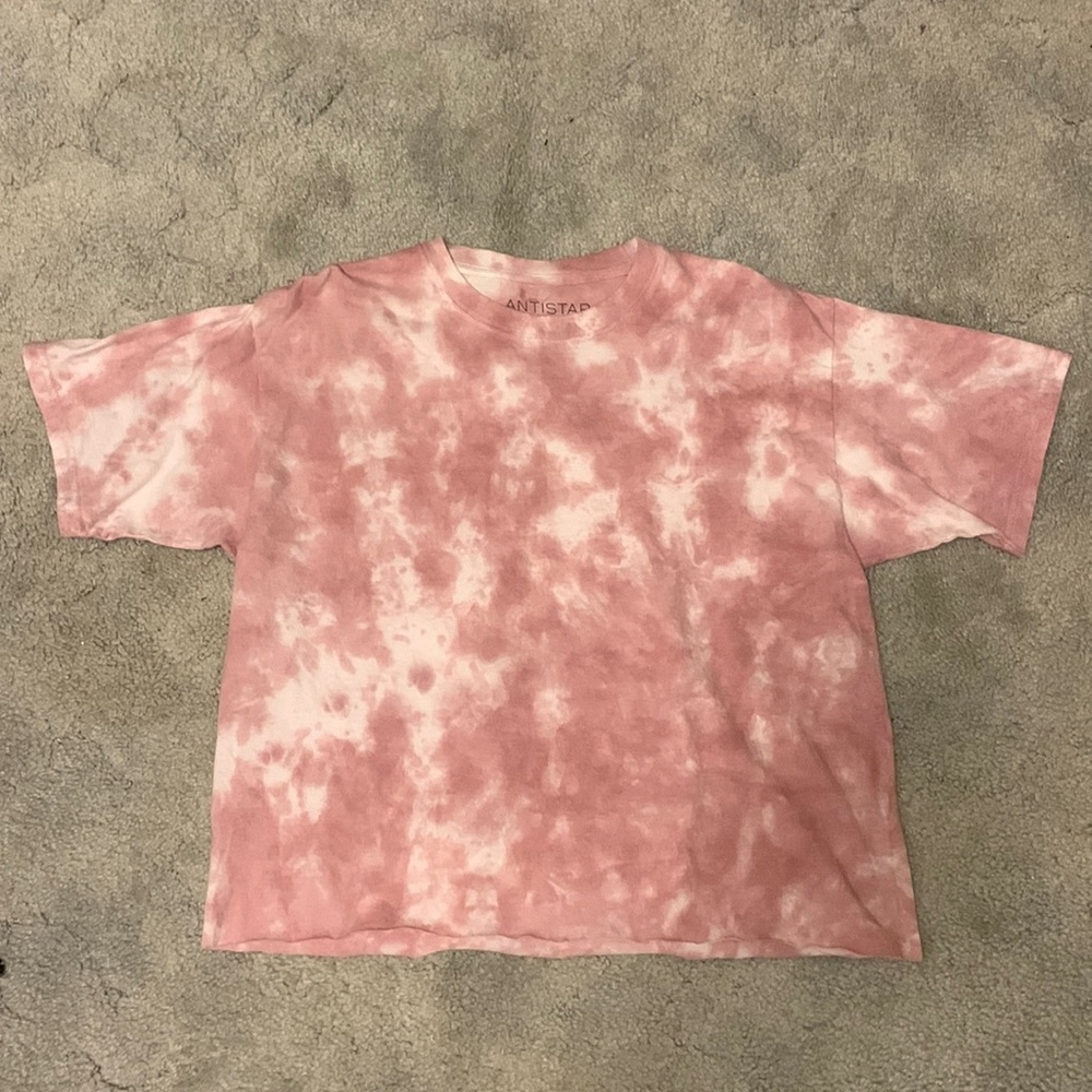 Antistar Pink Tie Dye Crop Top